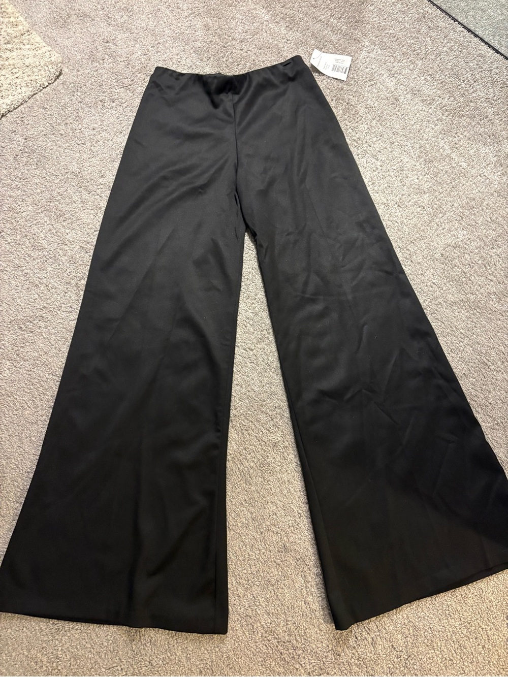 Bloomingdale's Black Wide-Leg Women's Pants